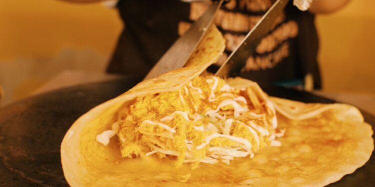 banh crepe sau rieng illustration for Bánh crepe sầu riêng: Công thức làm món ăn vặt hot trend