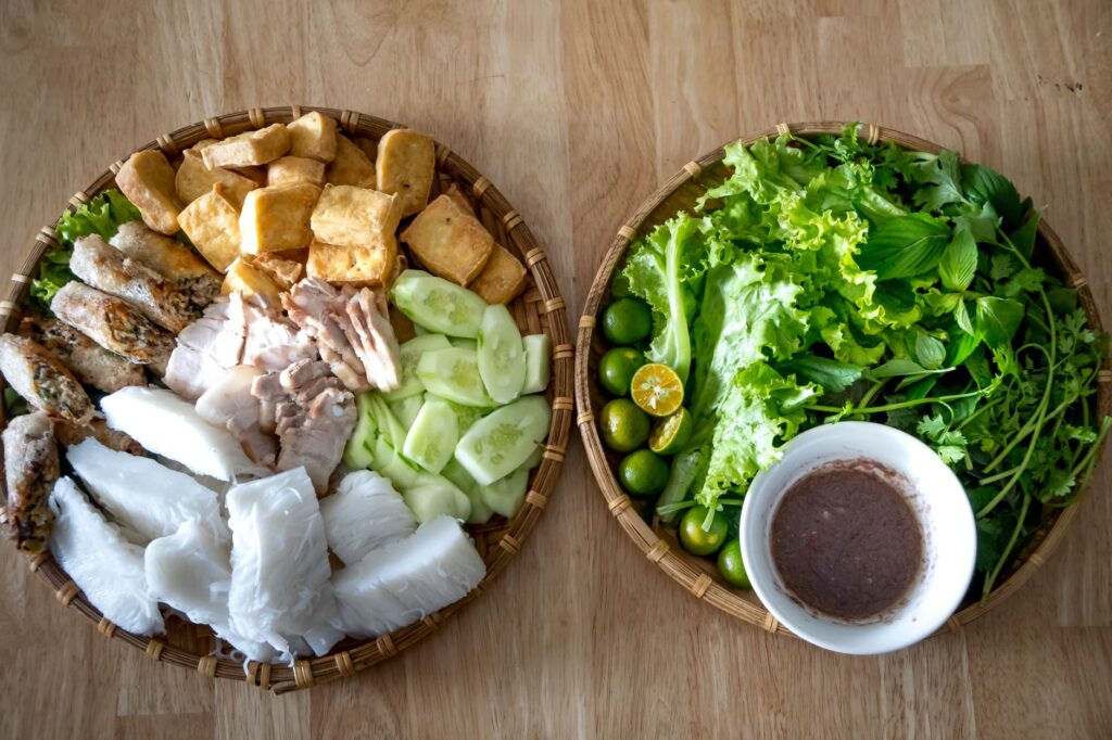 bun dau mam tom illustration for Bún đậu mắm tôm: Review quán ăn ngon chuẩn vị đáng thử nhất