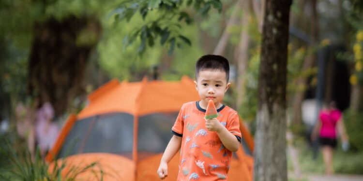 camping viet nam illustration for Cắm trại tự túc: Bí quyết du lịch gia đình an toàn tuyệt vời