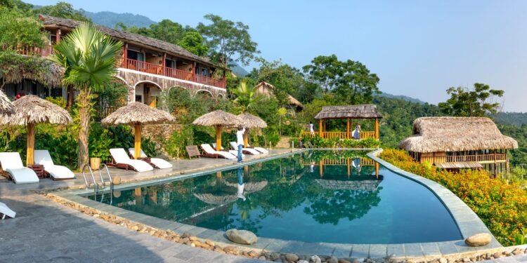 resort ho boi vo cuc illustration for Resort hồ bơi vô cực: Top 10 điểm nghỉ dưỡng đẹp nhất 2024